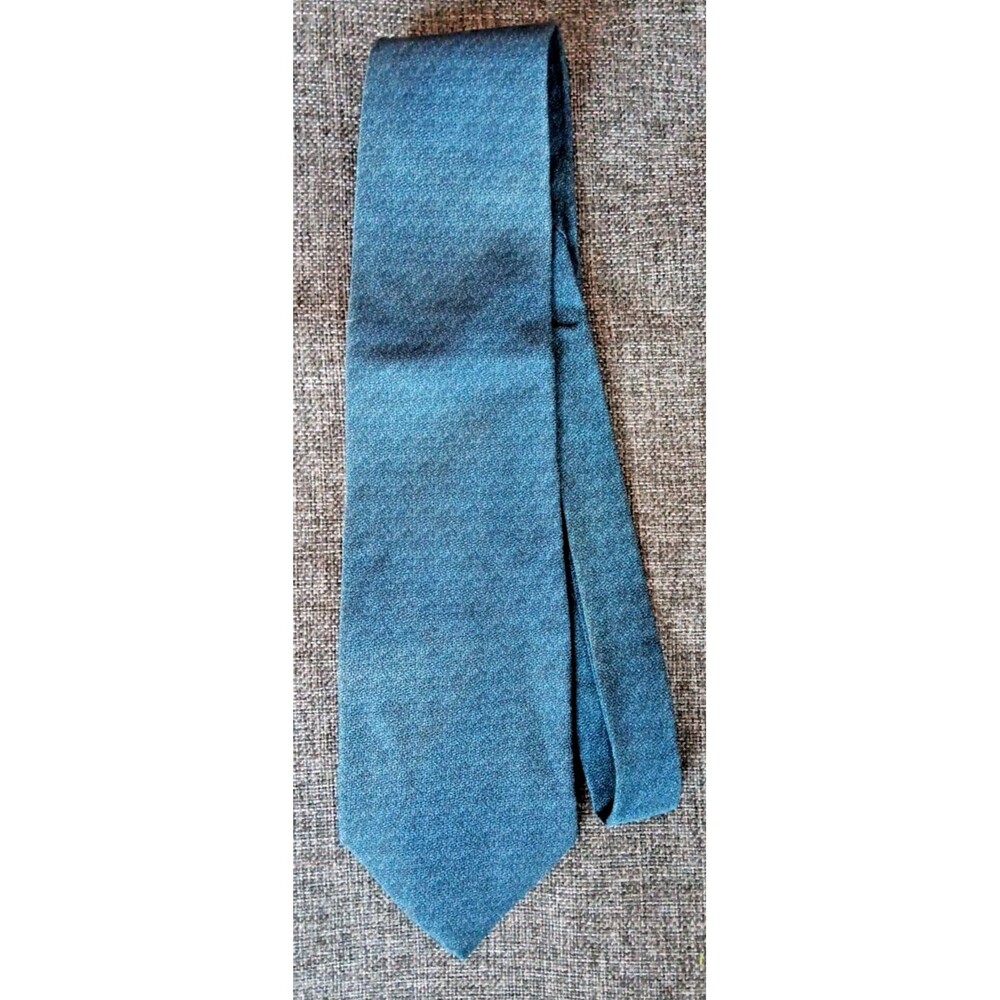 Tie 70s 80s 90s Y2K Mens Haggar Silk Blue 3.75 Wide 57 Long